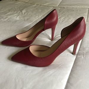 Kelly & Katie Driella Pump Red Faux Leather